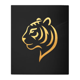 Impresión En Metal 黄金の虎 Gold Tiger – Japanese Minimalist