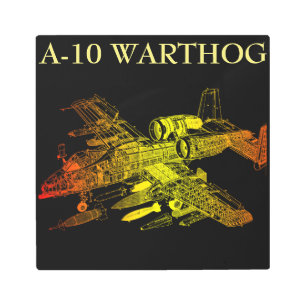 Impresión En Metal A-10 Warthog