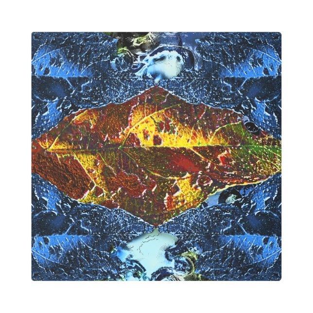 Impresión En Metal A Bright Goldfish (Anverso)