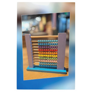 Impresión En Metal Abacus primera computadora