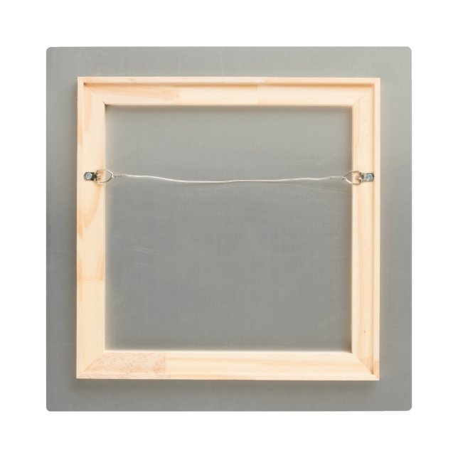 Impresión En Metal Abeja en un girasol (Reverso)