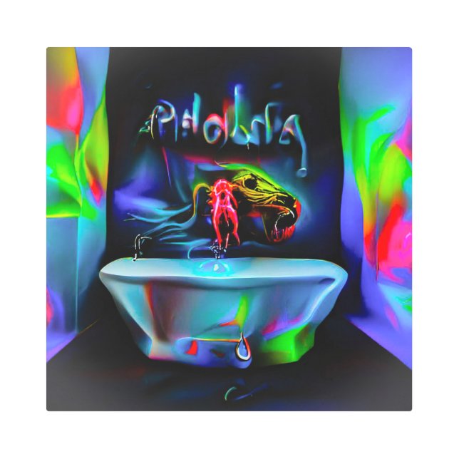 Impresión En Metal Ablutofobia 2 (Anverso)