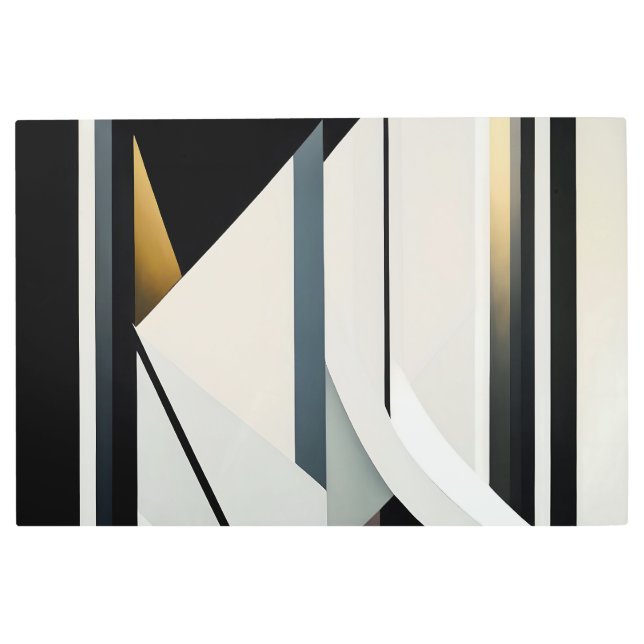 Impresión En Metal Abstracciones geométricas (Anverso)