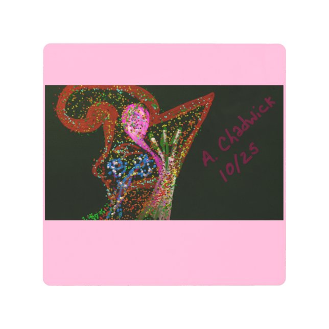 Impresión En Metal Abstract Art Metal Print (Anverso)