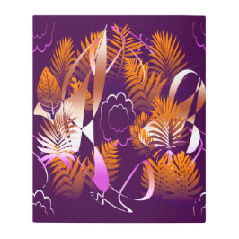 Impresión En Metal Abstract Autumnal Melancholy