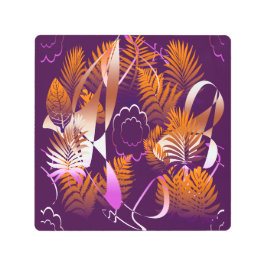 Impresión En Metal Abstract Autumnal Melancholy