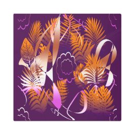 Impresión En Metal Abstract Autumnal Melancholy