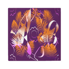 Impresión En Metal Abstract Autumnal Melancholy