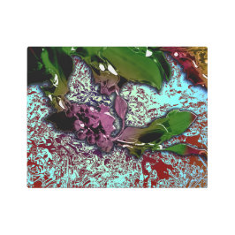 Impresión En Metal Abstract Background_Holly Branch