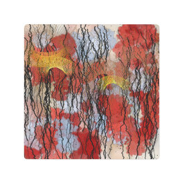 Impresión En Metal Abstract Contemporary Painting 