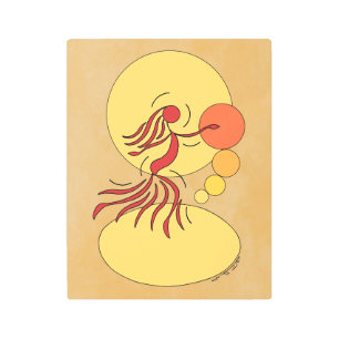 Impresión En Metal Abstract Dancer