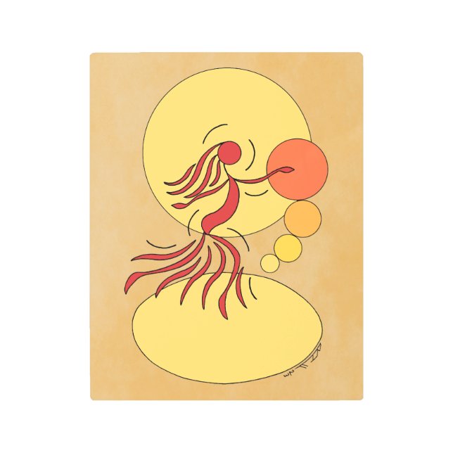 Impresión En Metal Abstract Dancer (Anverso)