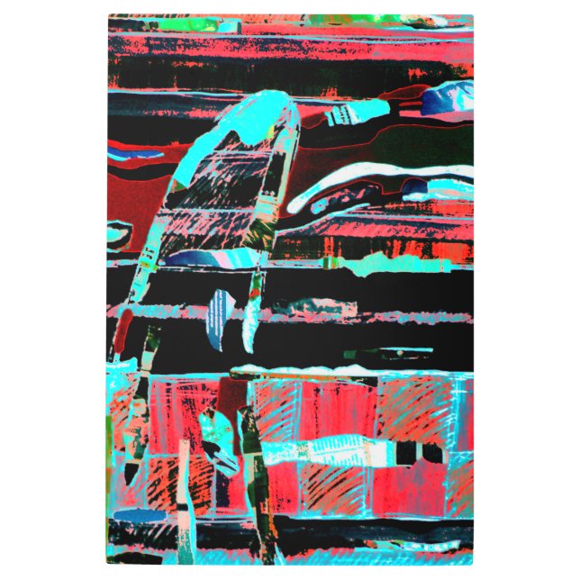 Impresión En Metal Abstract Freedom – Metal Wall Art (60x40) (Anverso)