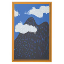 abstracto de color marrón azul marino naranja mode