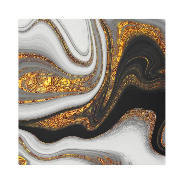 Impresión En Metal abstracto vibratorio (Anverso)