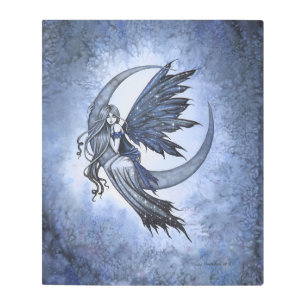 Impresión En Metal Acero Moon Fantasy Art Imprimir en Metalizado
