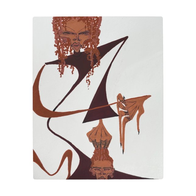 Impresión En Metal acrylic drawing art  (Anverso)