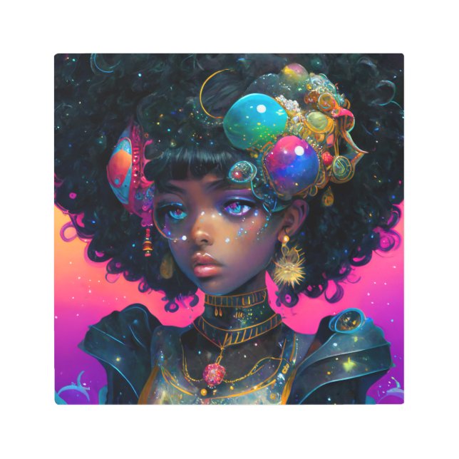 Impresión En Metal Adorned Knight (Anverso)