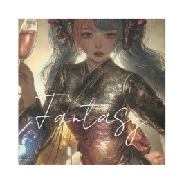 Impresión En Metal Aesthetic / Dark Fantasy Girl