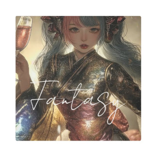 Impresión En Metal Aesthetic / Dark Fantasy Girl