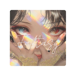 Impresión En Metal Aesthetic / Dark Fantasy Girl