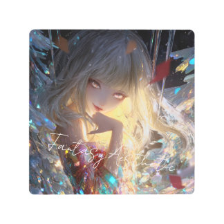 Impresión En Metal Aesthetic / Dark Fantasy Girl