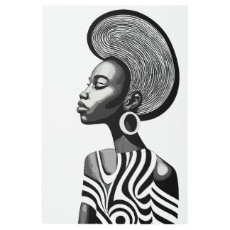 Impresión En Metal African woman - African style