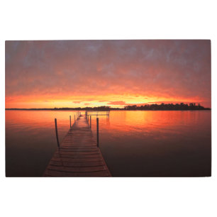 Impresión En Metal Agua   Lago Minnetonka, Minnesota