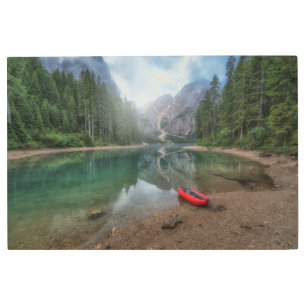 Impresión En Metal Agua Lago Tirol del Sur, Italia