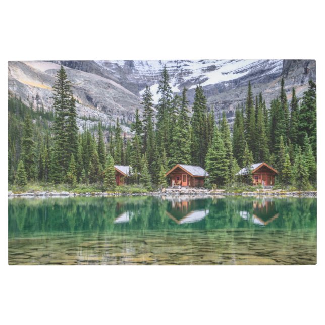 Impresión En Metal Agua | Parque nacional Yoho Canadá (Anverso)