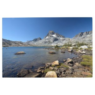 Impresión En Metal Agua   Pico de Banner Lago Isla Mil