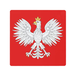 Impresión En Metal Águila polaca