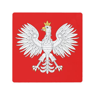 Impresión En Metal Águila polaca