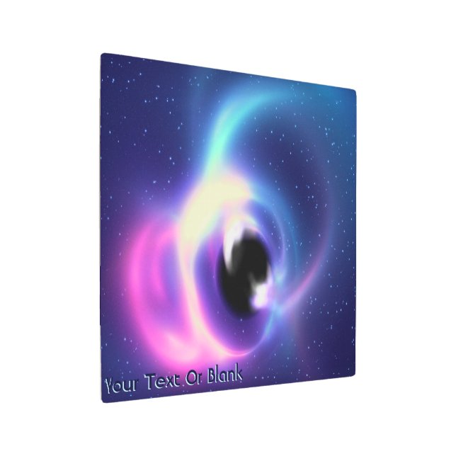 Impresión En Metal Agujero negro (Angulado)