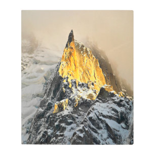 Impresión En Metal Aiguille des Deux Aigles Sunrise, Chamonix
