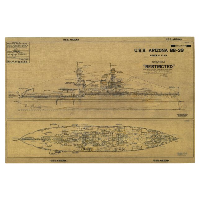 Impresión En Metal Alarma de los Estados Unidos de América 1934 (Anverso)
