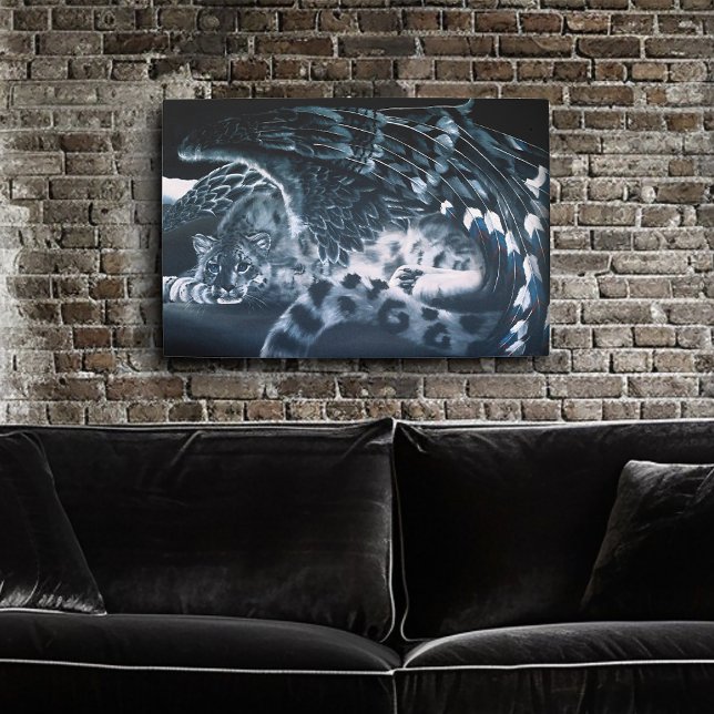 Impresión En Metal Alas de Leopardo de la Nieve (Subido por el creador)