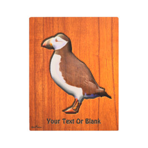 Impresión En Metal Aleta atlántica tallada