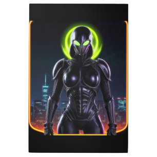 Impresión En Metal Alien Raven 04