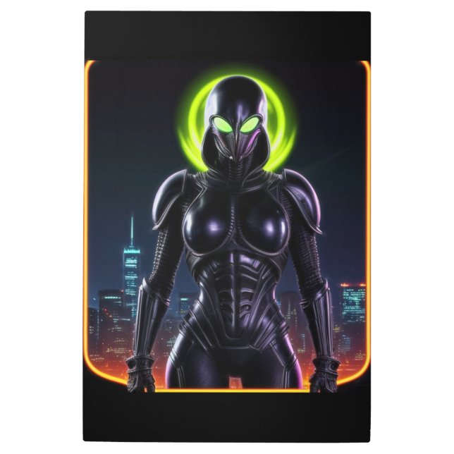 Impresión En Metal Alien Raven 04 (Anverso)