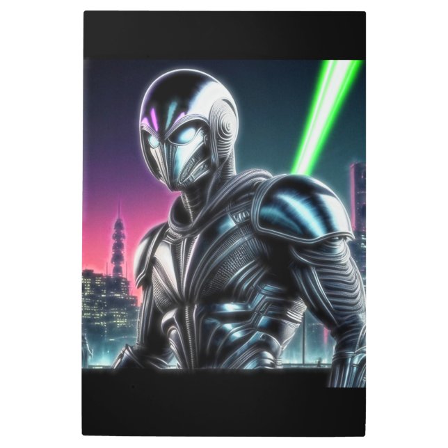 Impresión En Metal Alien Raven 21 (Anverso)