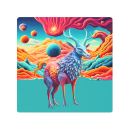 Impresión En Metal Alien Wildlife