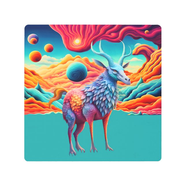 Impresión En Metal Alien Wildlife (Anverso)