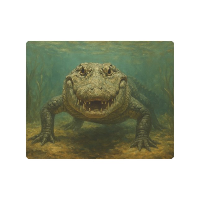 Impresión En Metal Alligator Metal Print (Anverso)