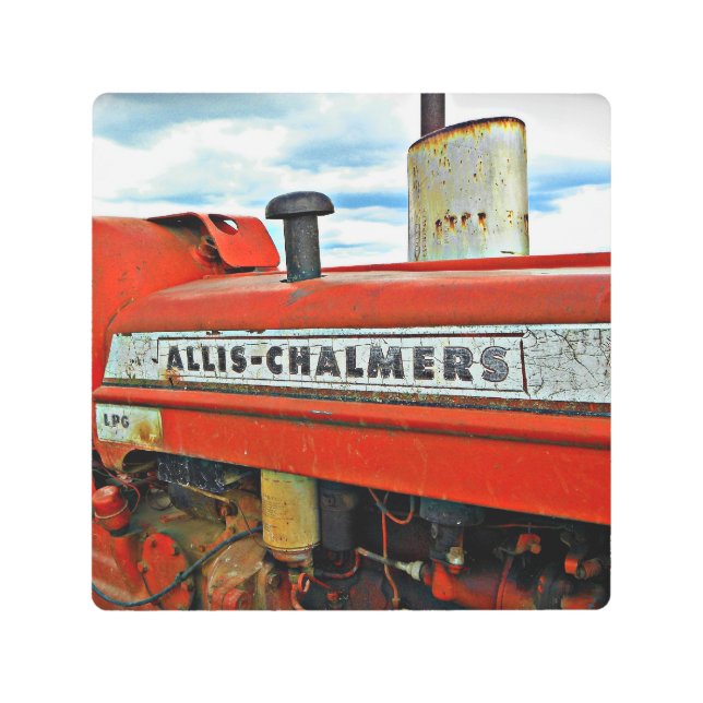 Impresión En Metal Allis Chalmers (Anverso)