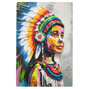 Impresión En Metal "Alma nativa"