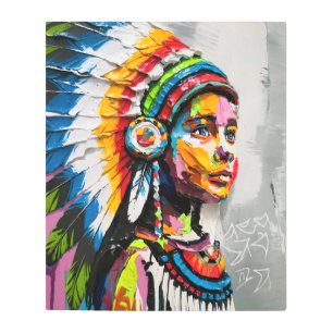 Impresión En Metal "Alma nativa"