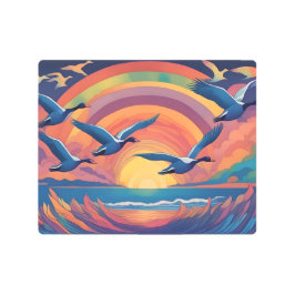 Impresión En Metal Amanecer en la playa