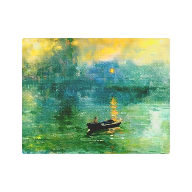 Impresión En Metal Amanecer (Levante Solei) (Anverso)