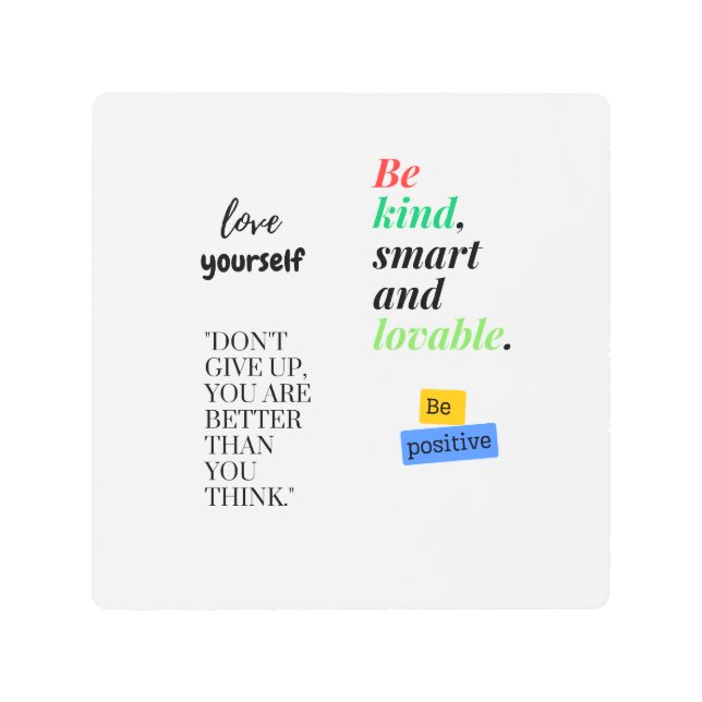 Impresión En Metal amar (Anverso)